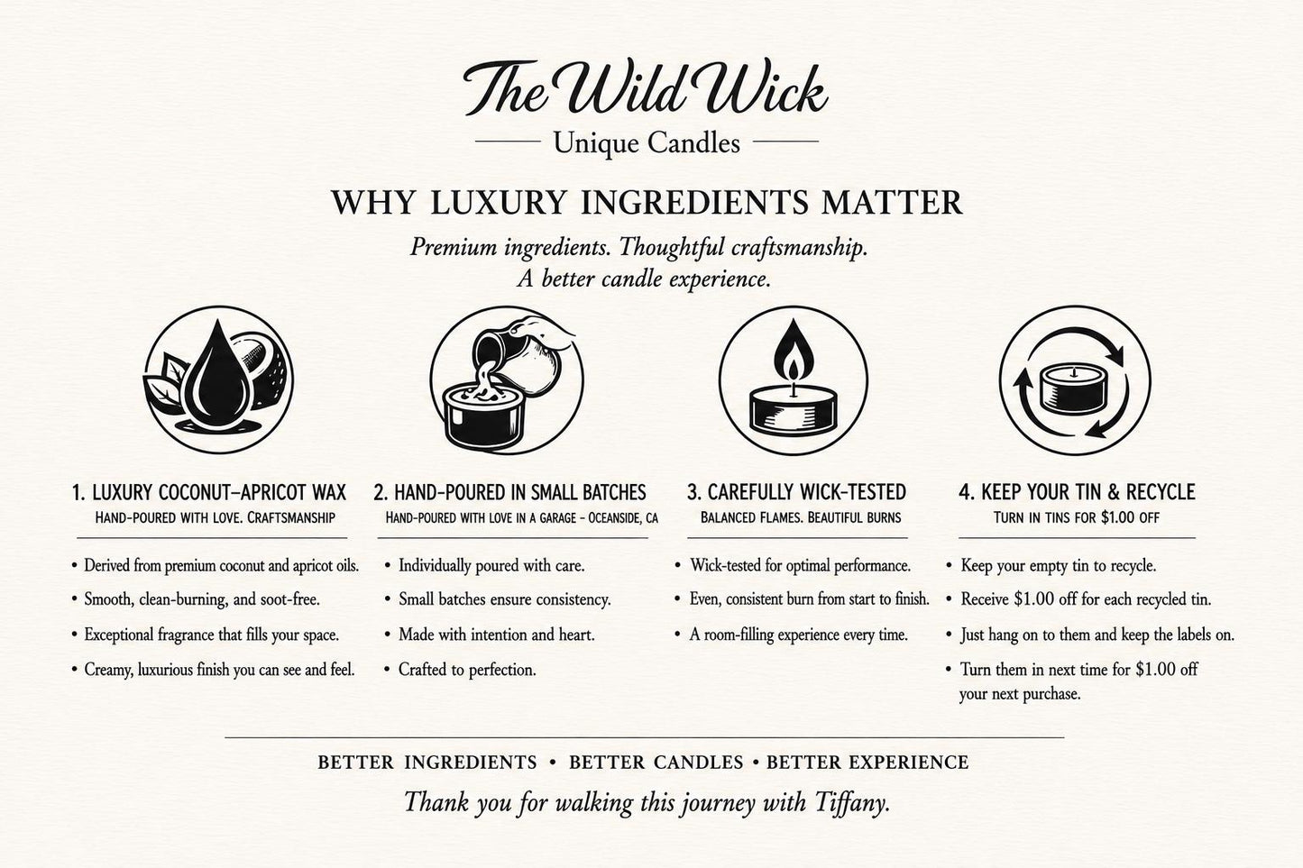 Beachy Linen Luxury Candle | Coconut Apricot Wax | Warm Coastal | Simple Clean white 4oz Tin |