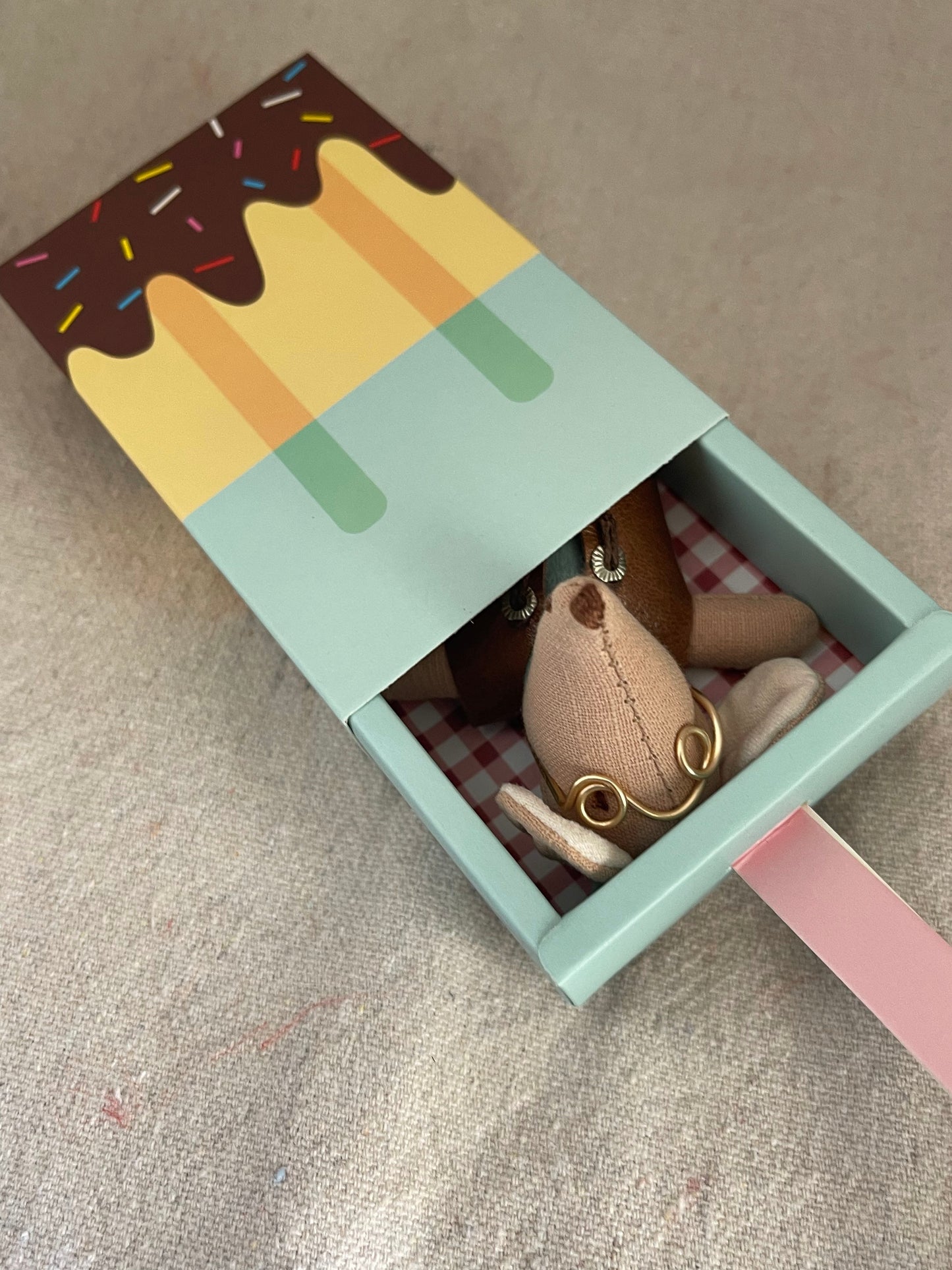 Mousicle - Sweet Treat Box with a Man Mouse House along with some accessories.