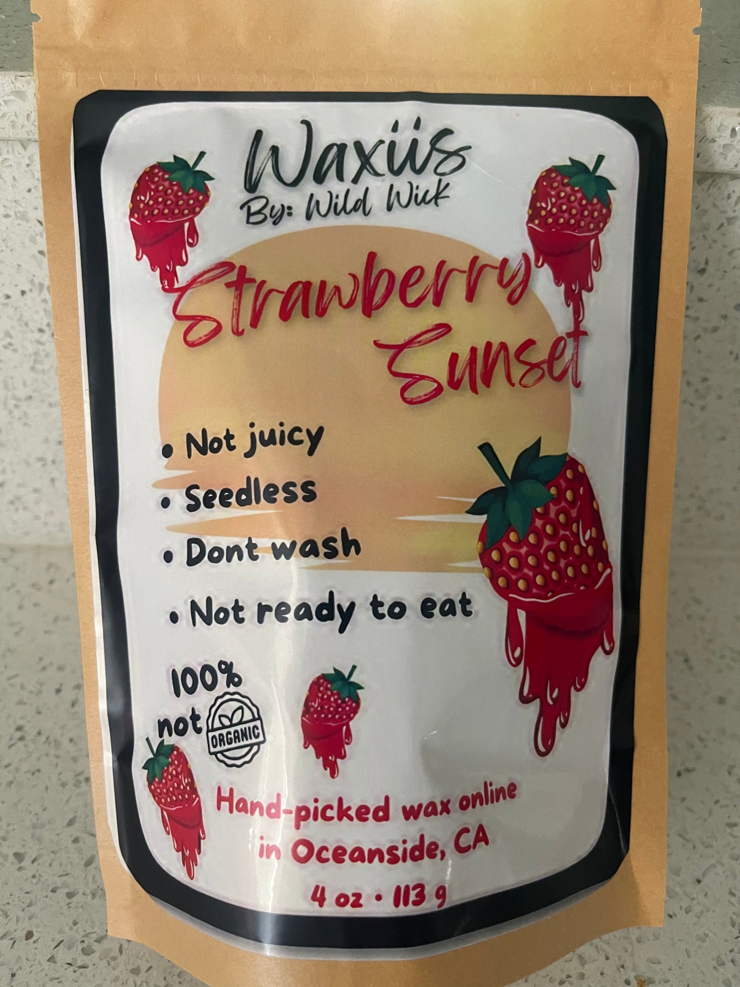 Waxii Melts Strawberries