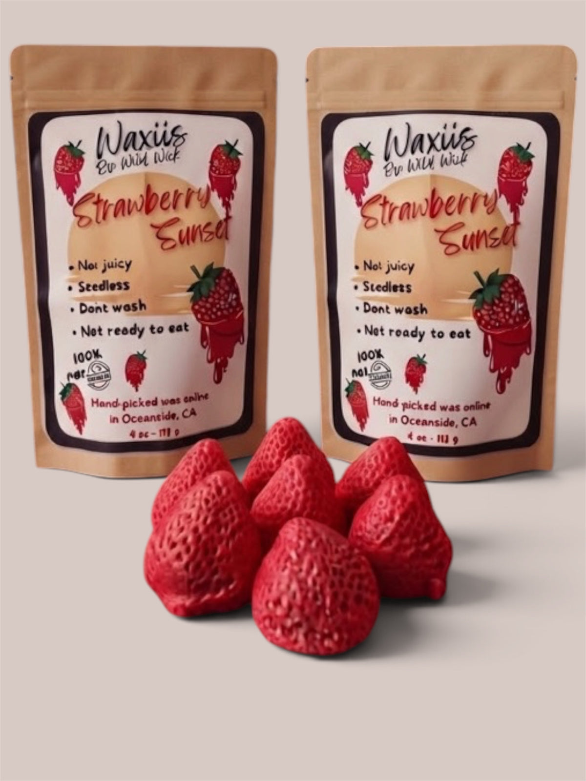 Waxii Melts Strawberries