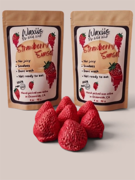 Waxii Melts Strawberries