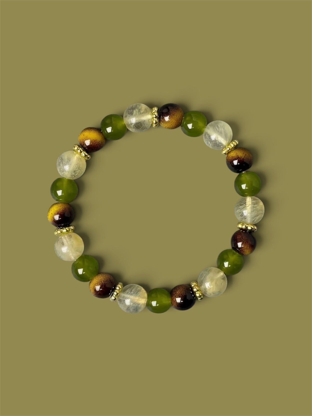Green treasure bracelet